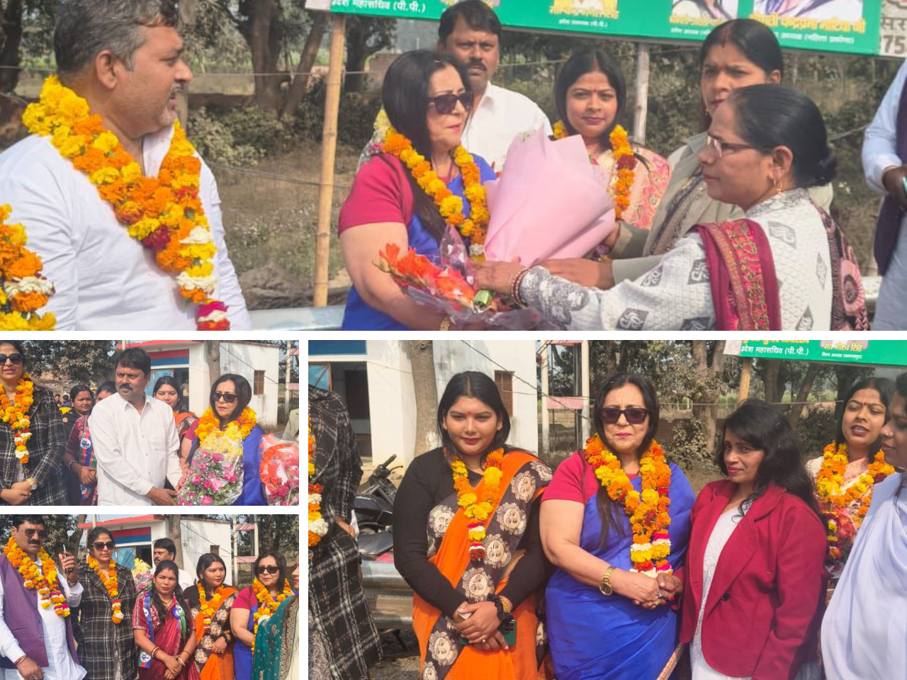 जनपद बलरामपुर दौरा: राष्ट्रीय अध्यक्षा श्रीमती चंद्रप्रभा भाटिया जी का भव्य स्वागत, संगठनात्मक एकता का संदेश